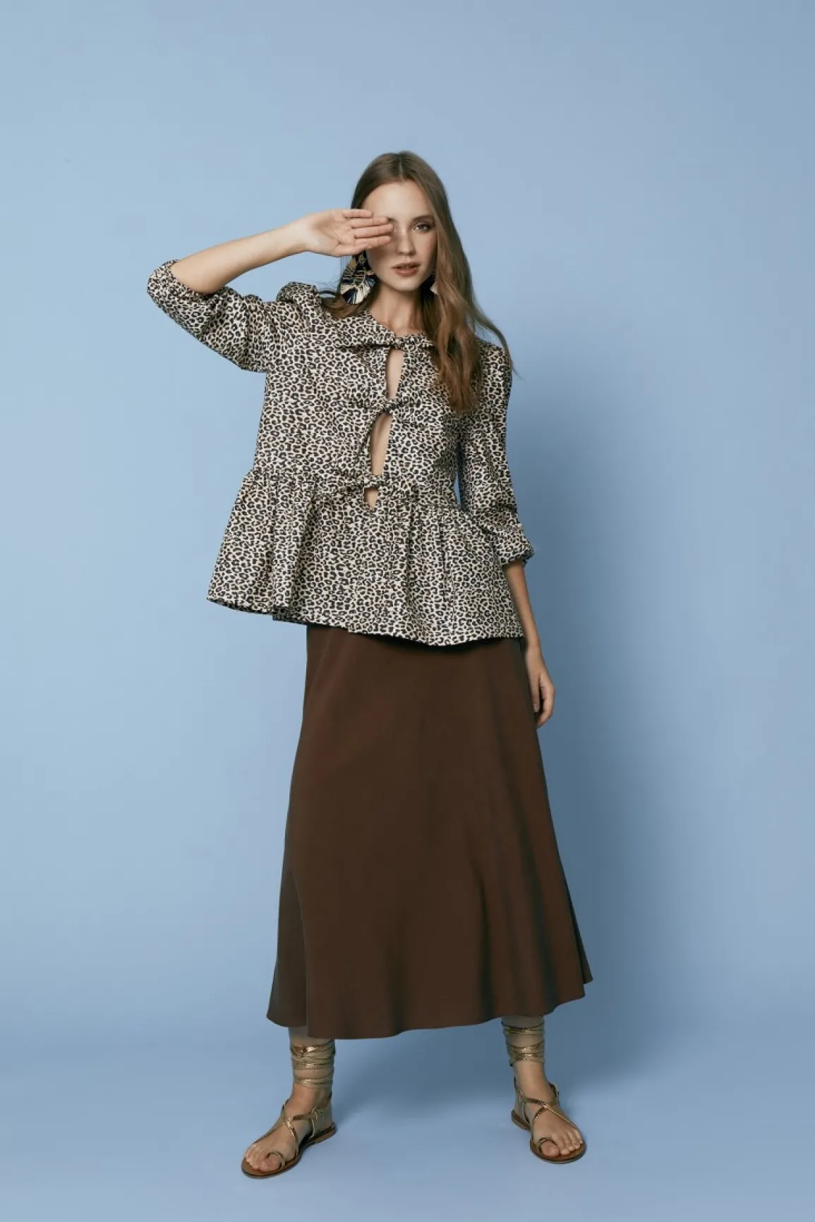 Clearance BLUSA CLOVERLEOPARDO Shirts and blouses