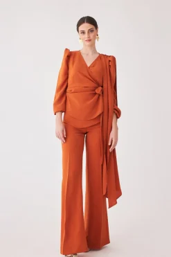Clearance BLUSA LAURAMBNARANJA MARIA BARAZA X COOSY|Tops