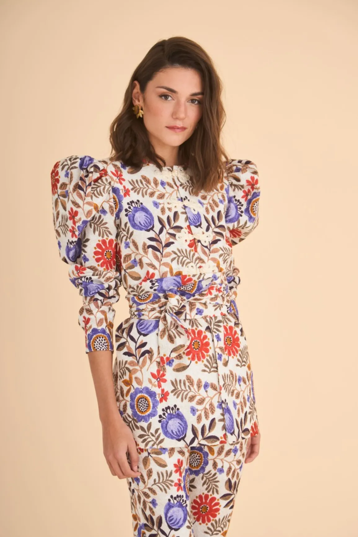 Discount CHAQUETA ALMENDRAESTAMPADO Total look