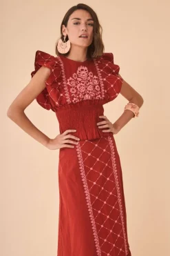 Online CONJUNTO CONJUNTO BLANCAGRANATE Total look