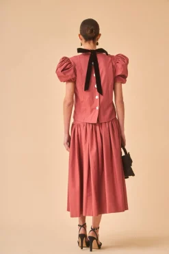 Fashion FALDA FLORITATERRACOTA Total look|Skirts