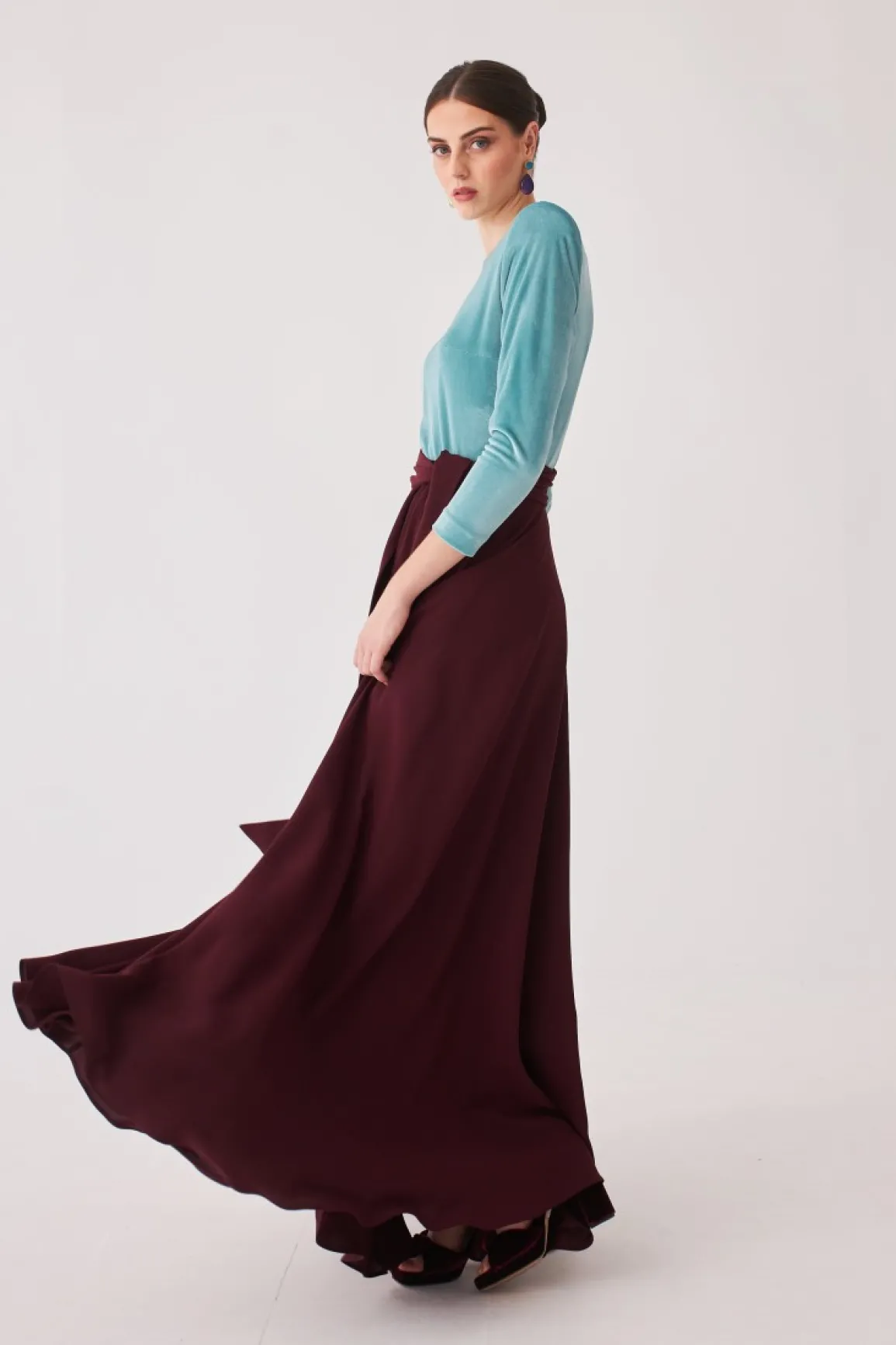 Outlet FALDA LAURAMBBURDEOS MARIA BARAZA X COOSY|Skirts