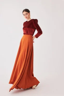 Discount FALDA LAURAMBNARANJA MARIA BARAZA X COOSY|Skirts
