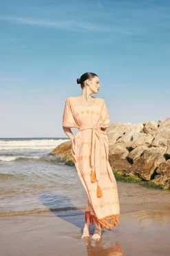 Outlet KAFTAN FRIDITA SALMON Dresses
