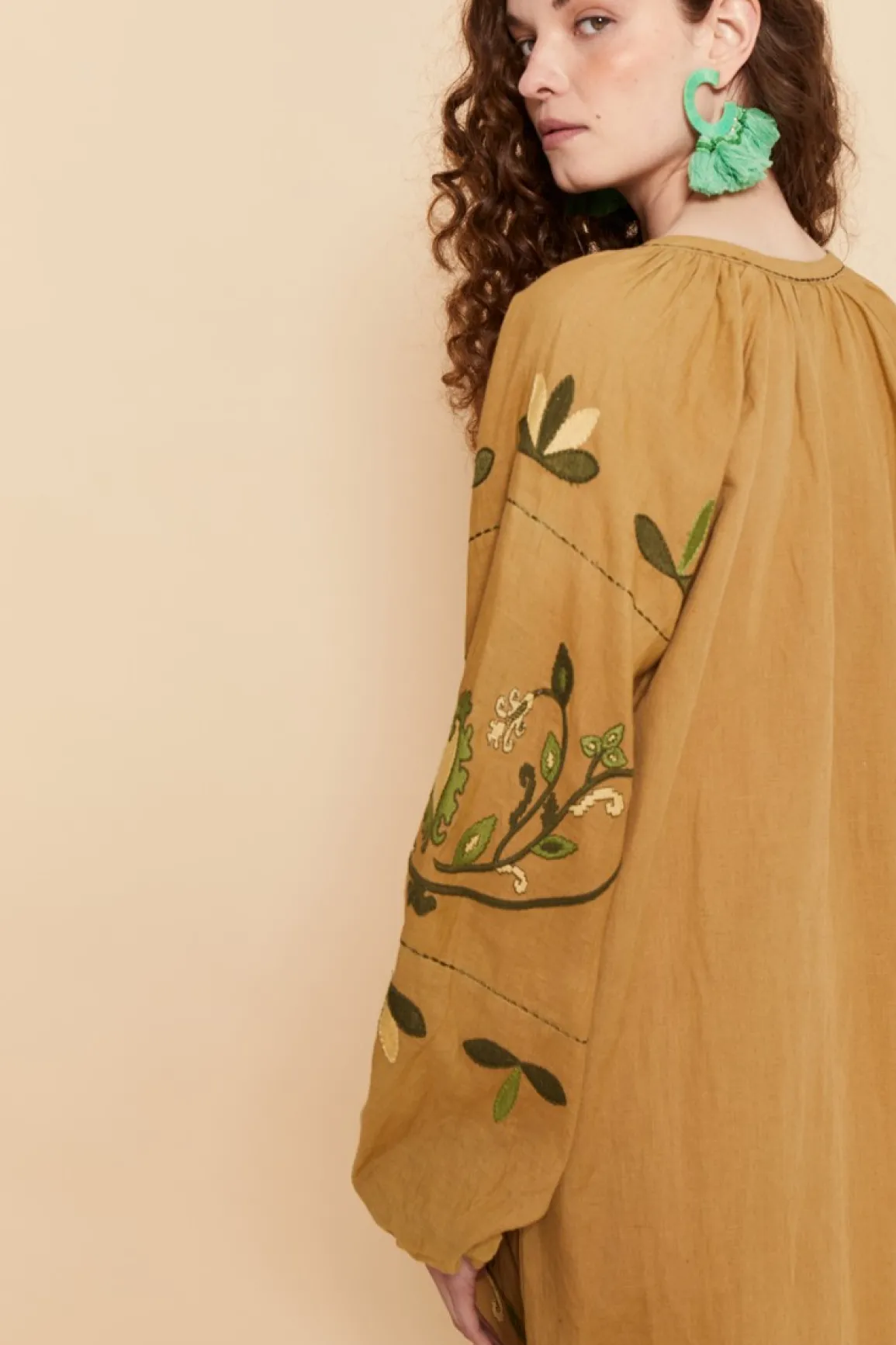 Fashion KAFTAN RIZO VERDE Dresses