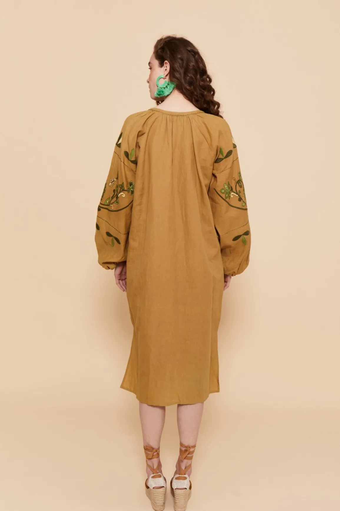 Fashion KAFTAN RIZO VERDE Dresses