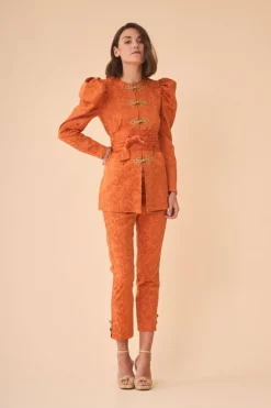 Discount PANTALON ALMENDRATERRACOTA Pants|Total look