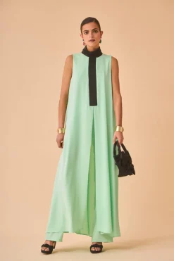 New PANTALON FERNANDOAGUAMARINA Pants|Total look