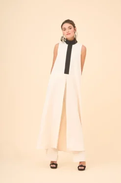 Outlet PANTALON FERNANDOCRUDO/NEGRO Pants|Total look