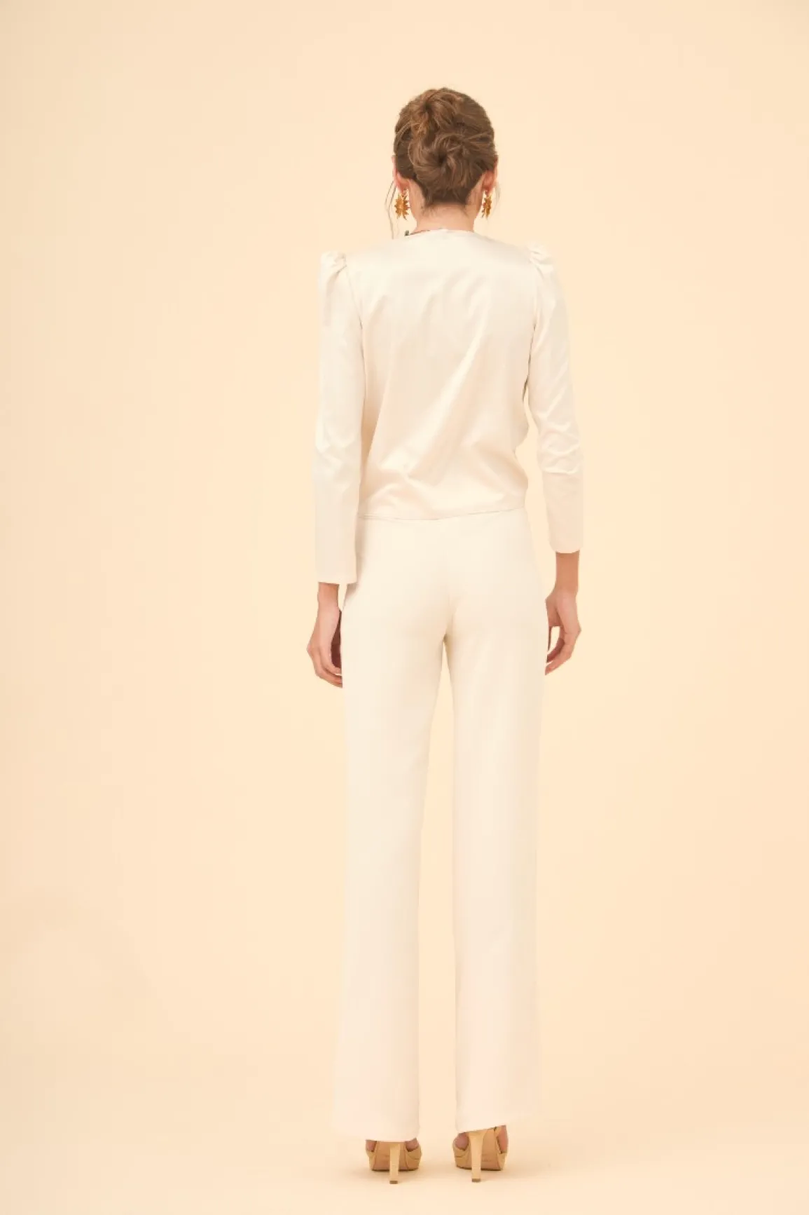 Outlet PANTALON FERNANDOCRUDO/NEGRO Pants|Total look