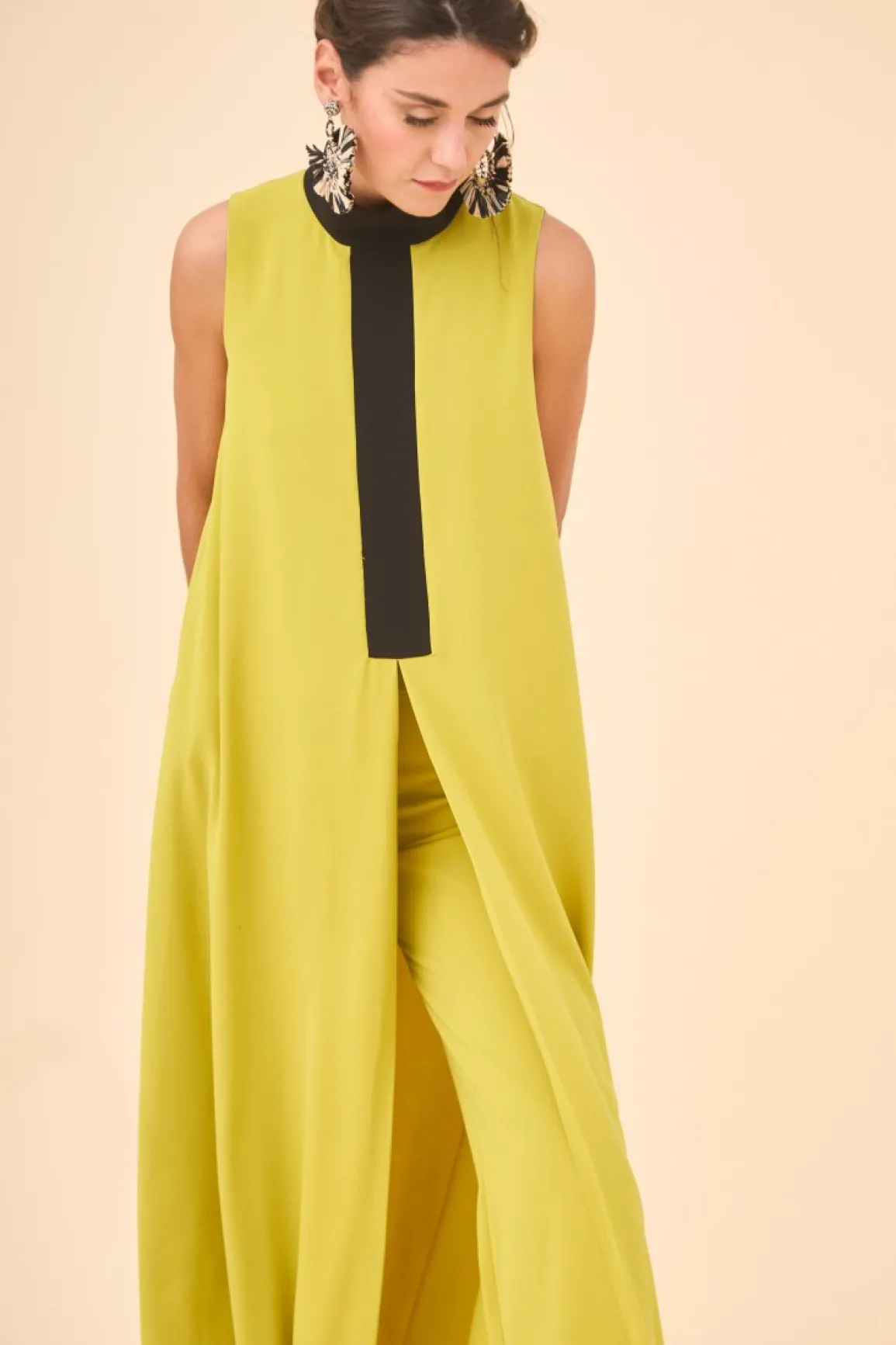 Sale PANTALON FERNANDOVERDE/NEGRO Pants|Total look