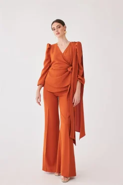 Hot PANTALON LAURAMBNARANJA MARIA BARAZA X COOSY|Pants