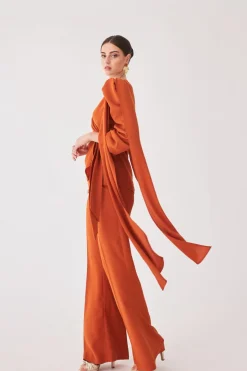 Hot PANTALON LAURAMBNARANJA MARIA BARAZA X COOSY|Pants