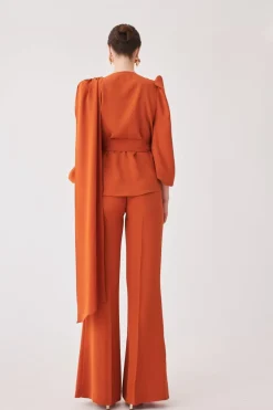 Hot PANTALON LAURAMBNARANJA MARIA BARAZA X COOSY|Pants