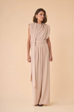 Fashion PANTALON SIMONABEIGE Pants|Total look