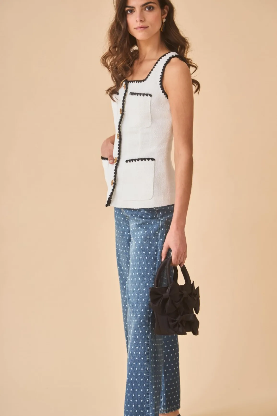 Sale TOP FIESTA FILBERTA BLANCO Tops