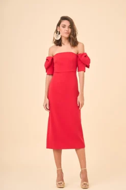Online VESTIDO ADIRANEROJO Midi dresses