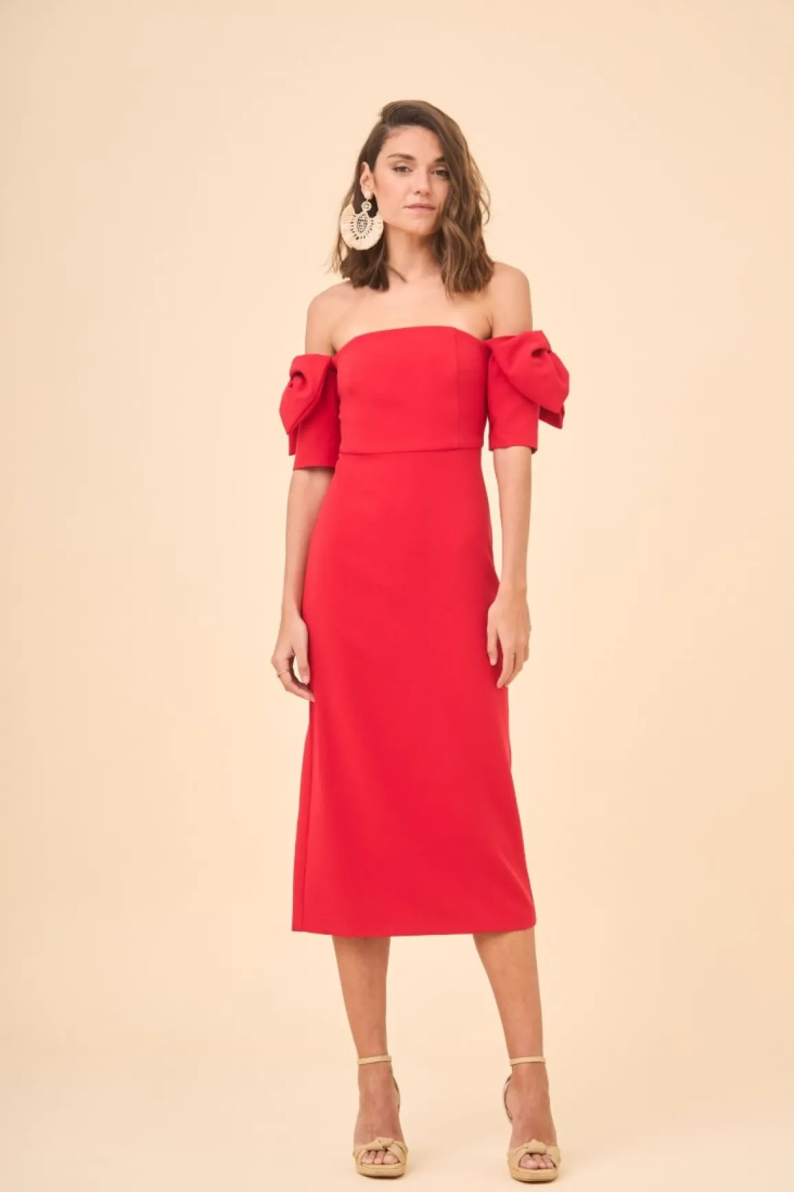 Online VESTIDO ADIRANEROJO Midi dresses