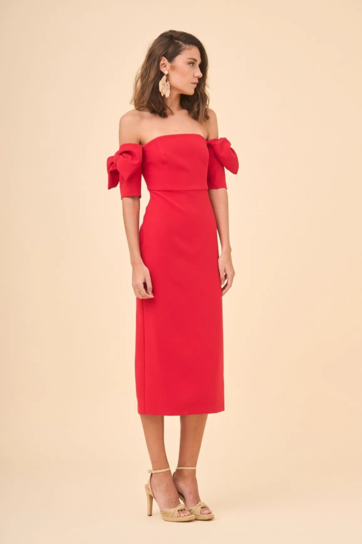 Online VESTIDO ADIRANEROJO Midi dresses