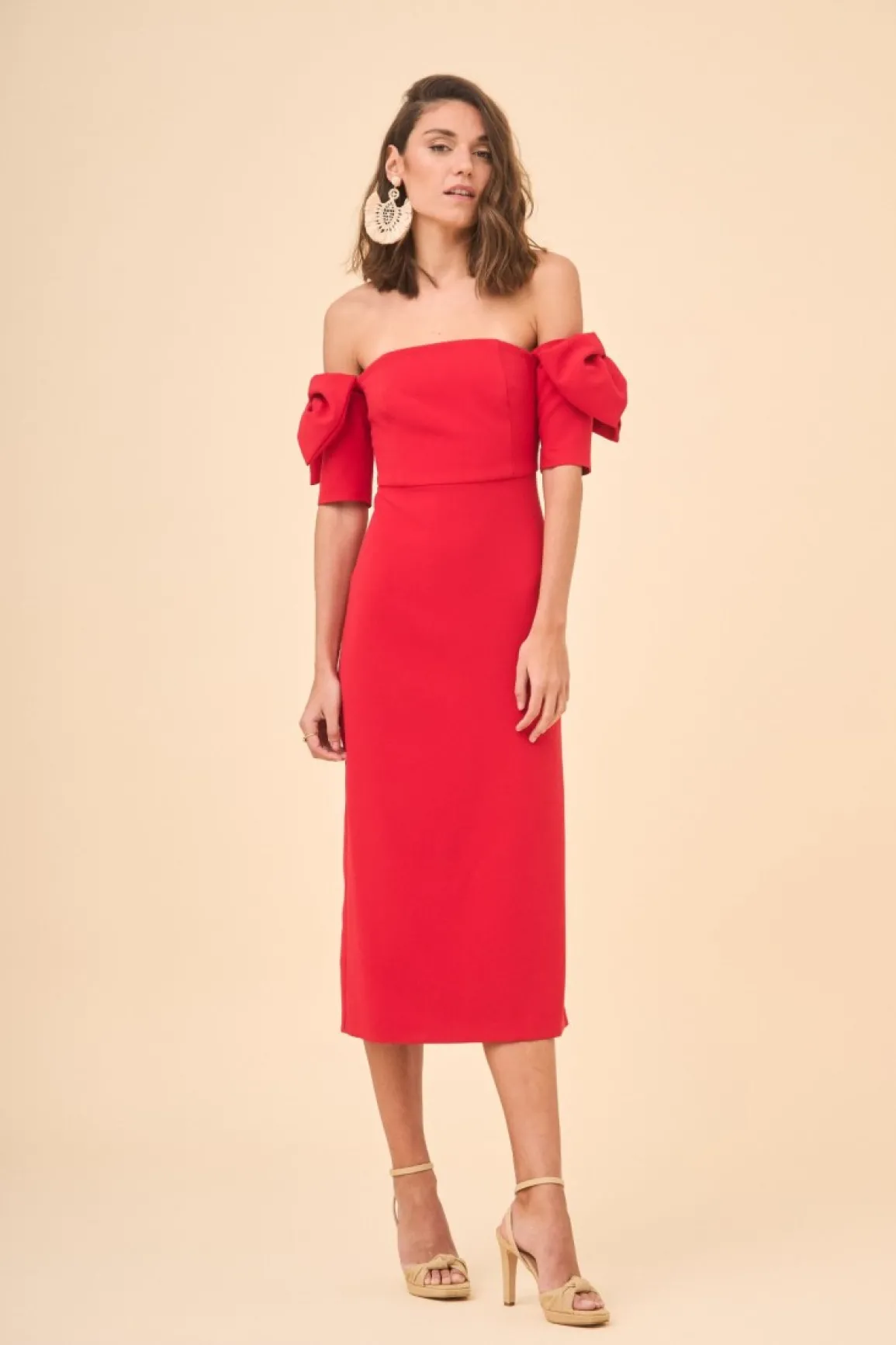 Online VESTIDO ADIRANEROJO Midi dresses