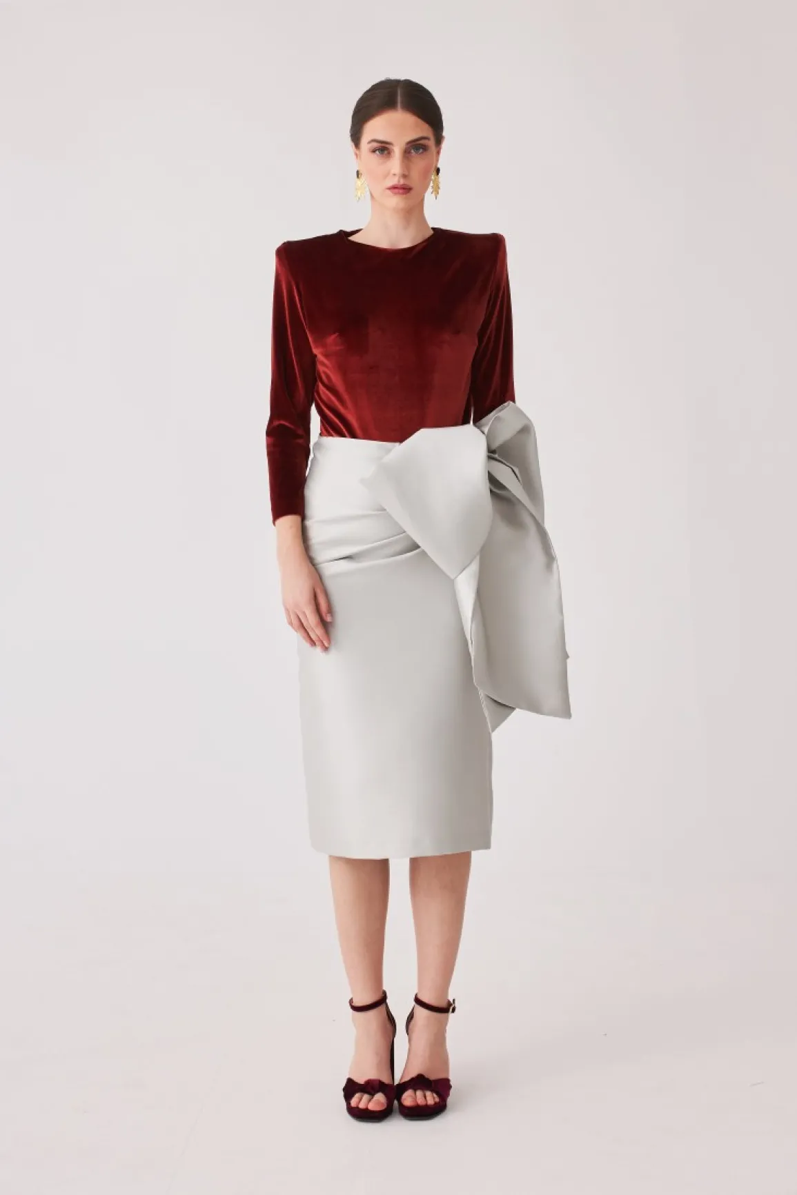 Sale VESTIDO ADRIANAMBPLATA MARIA BARAZA X COOSY|Skirts
