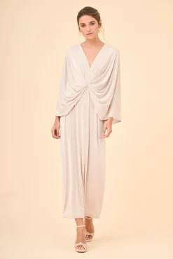 Hot VESTIDO AGUSTICREMA I DO|Long dresses