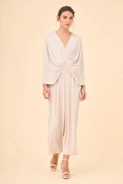 Hot VESTIDO AGUSTICREMA I DO|Long dresses