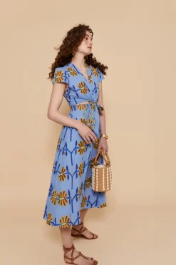 Sale VESTIDO ALBAAZUL FLORES Midi dresses