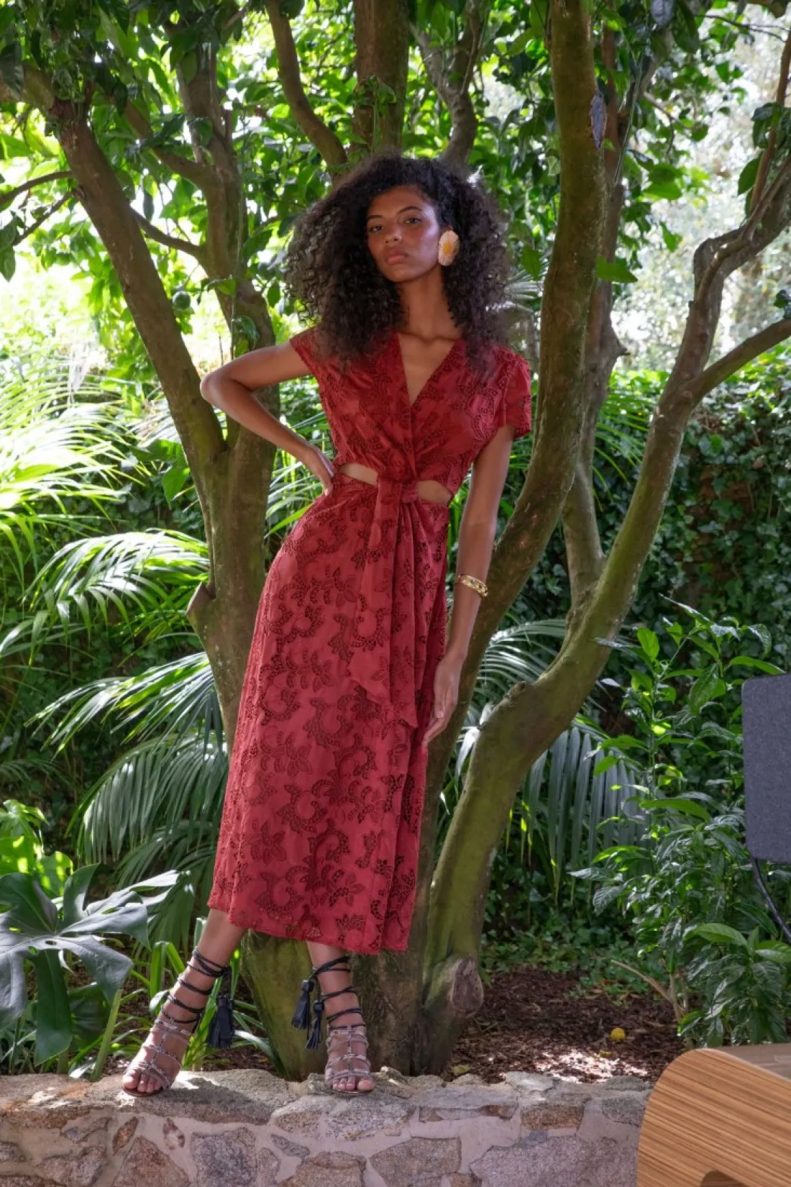 Discount VESTIDO ALBABURDEOS Midi dresses
