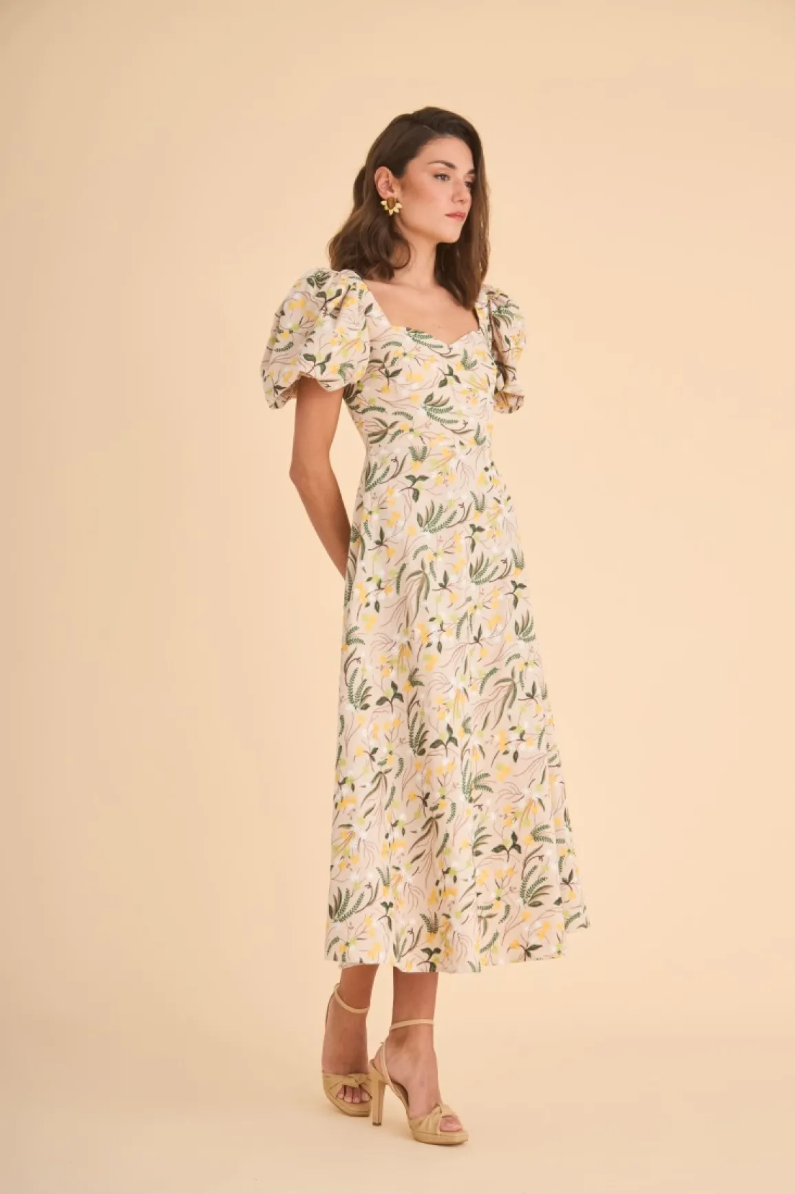 Discount VESTIDO ANSELMOESTAMPADO Midi dresses