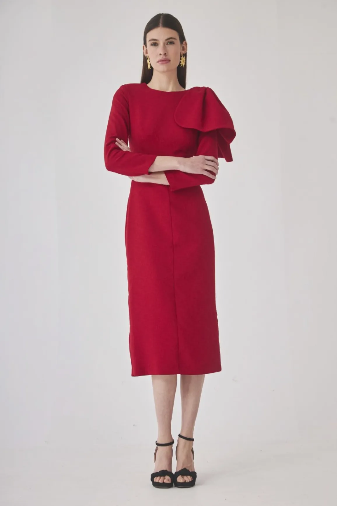 Outlet VESTIDO BARBARANROJO Midi dresses
