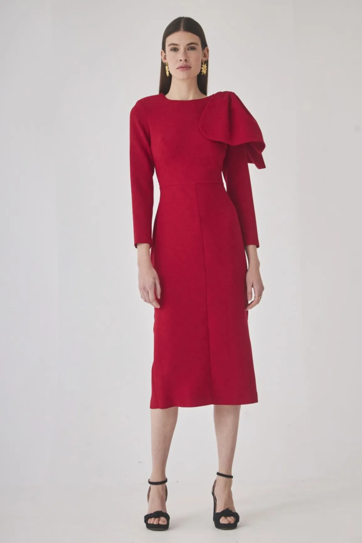 Outlet VESTIDO BARBARANROJO Midi dresses