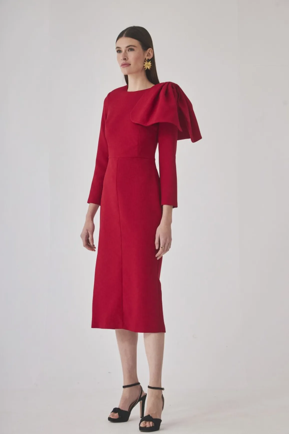 Outlet VESTIDO BARBARANROJO Midi dresses
