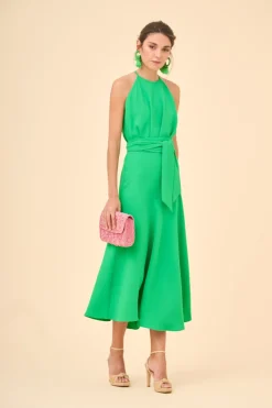 Hot VESTIDO BONNYESTAMPADO VERDE Midi dresses