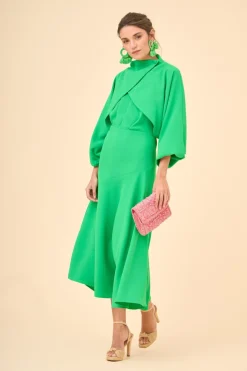 Hot VESTIDO BONNYESTAMPADO VERDE Midi dresses