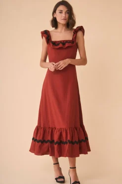 Fashion VESTIDO CARLOTTASCALDERO Midi dresses