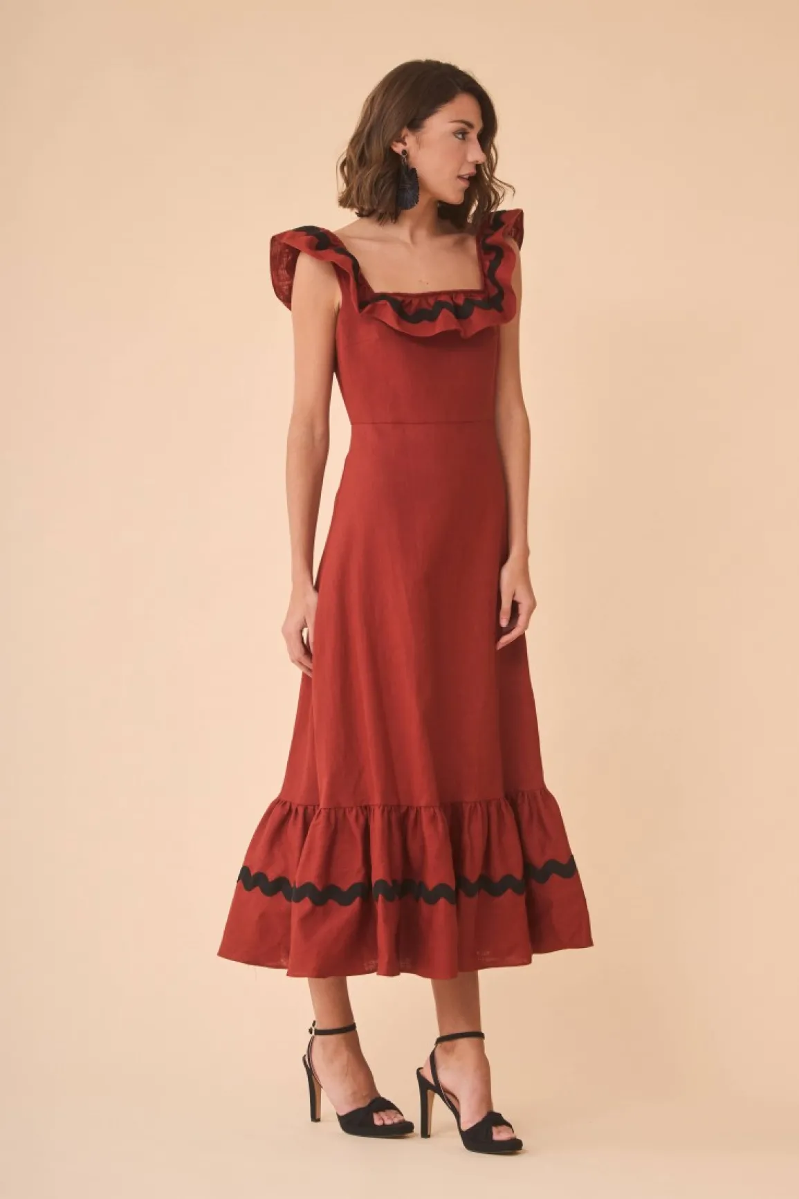 Fashion VESTIDO CARLOTTASCALDERO Midi dresses