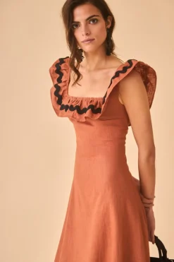 Clearance VESTIDO CARLOTTASTERRACOTA Dresses