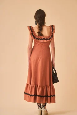 Clearance VESTIDO CARLOTTASTERRACOTA Dresses