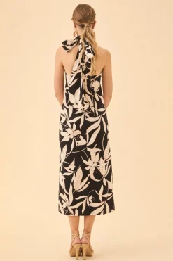 Discount VESTIDO CATRINBEIGE/NEGRO Midi dresses