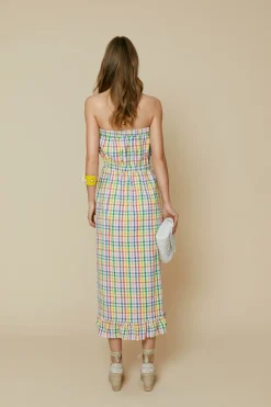 Fashion VESTIDO CHECKMULTICOLOR Dresses