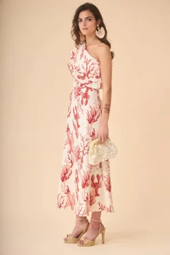 New VESTIDO Corailestampado Midi dresses