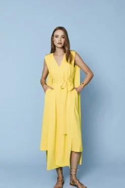 Outlet VESTIDO COSMINAAMARILLO Midi dresses