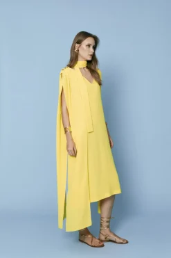 Outlet VESTIDO COSMINAAMARILLO Midi dresses