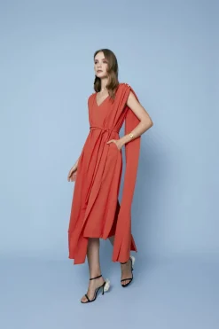 Online VESTIDO COSMINACORAL Midi dresses