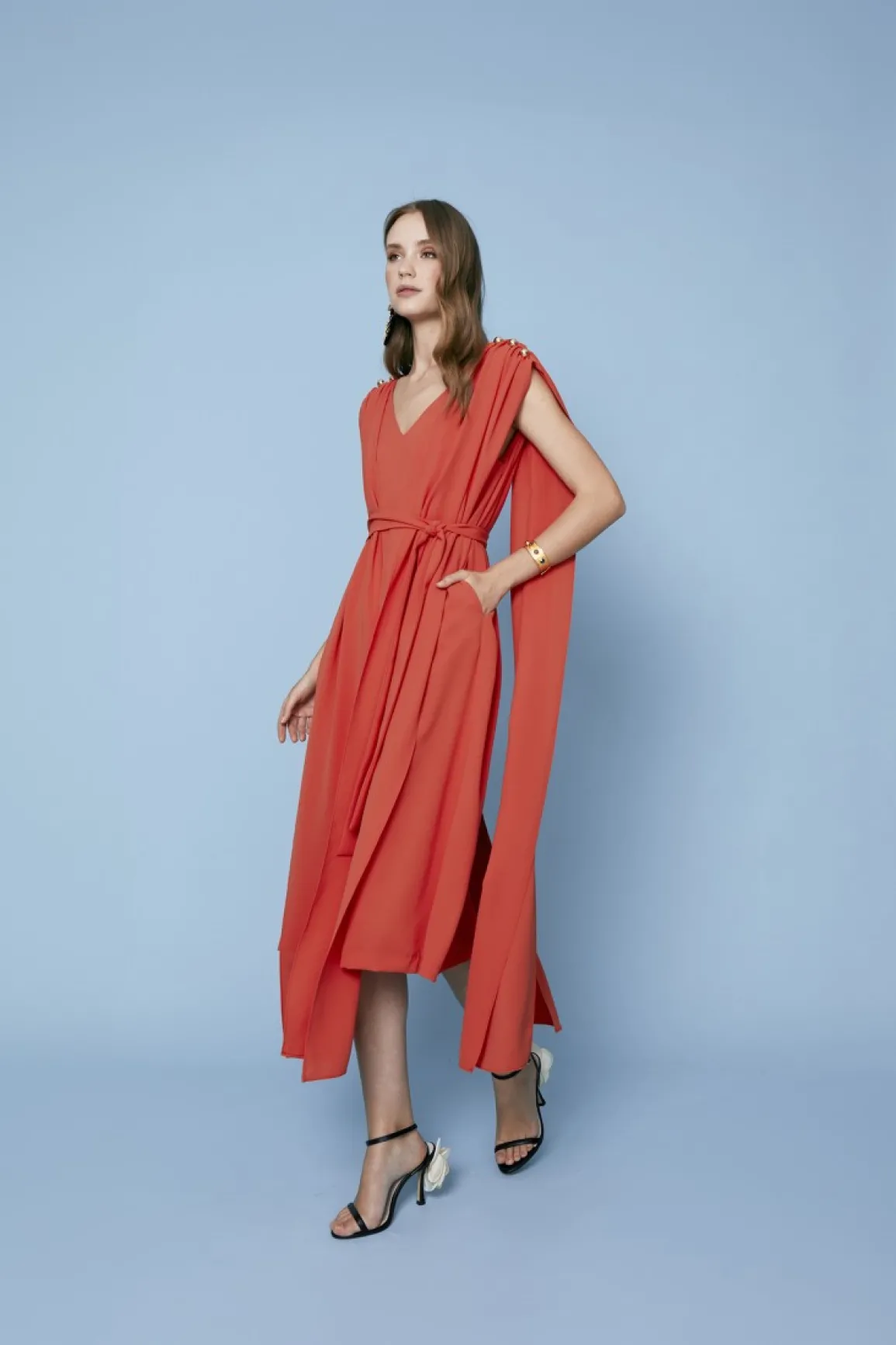 Online VESTIDO COSMINACORAL Midi dresses