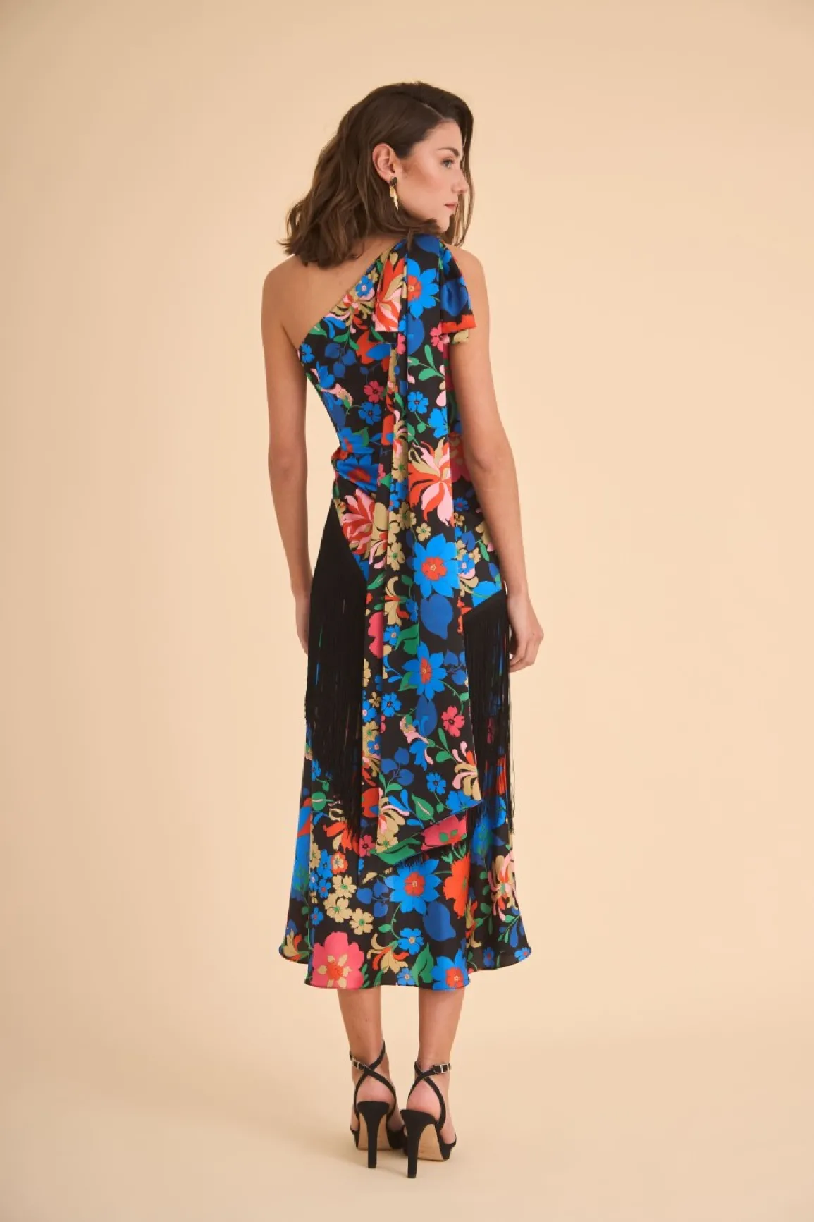 Fashion VESTIDO DONOSAESTAMPADO Midi dresses