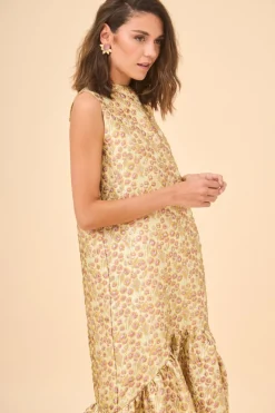 Sale VESTIDO DORÉESTAMPADO Long dresses