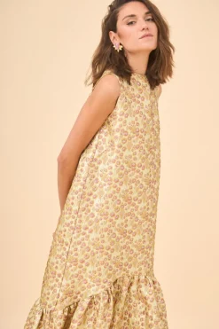 Sale VESTIDO DORÉESTAMPADO Long dresses