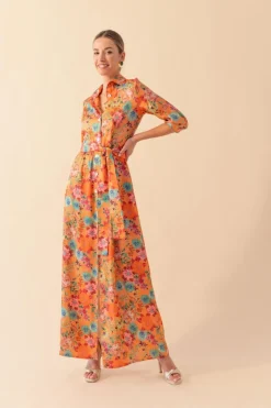 Best VESTIDO FARFALLENARANJA Long dresses